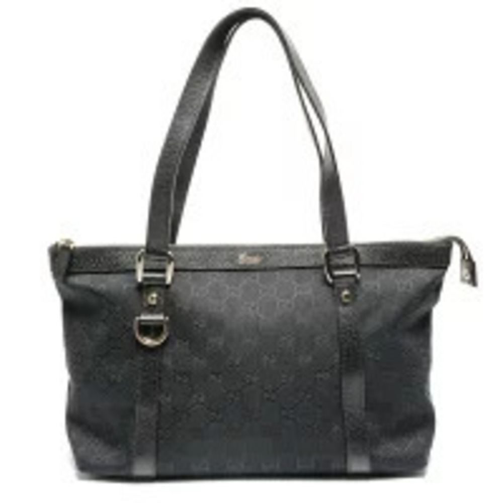 Gucci Black One Hobo Bag Canvas GG Shoulder - Picture 1 of 13